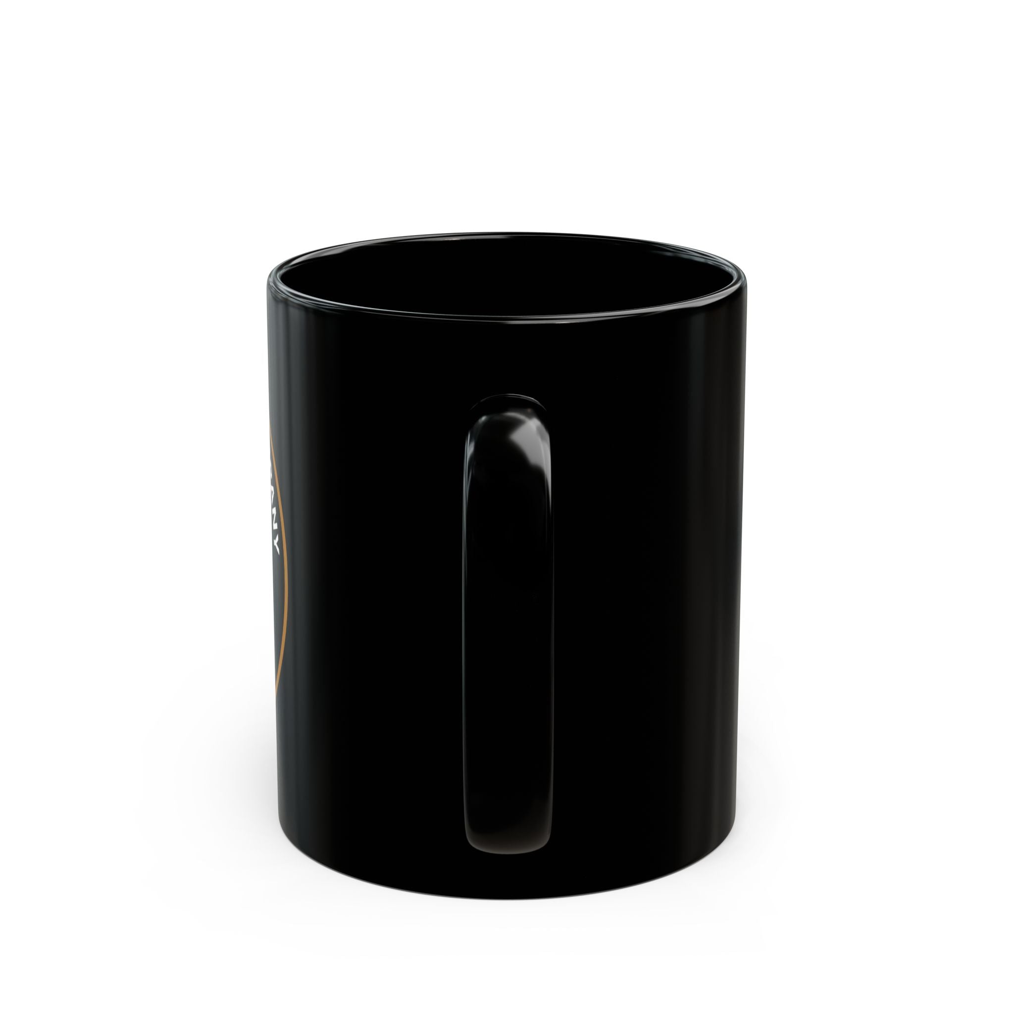Crafty Coffee Company Black Mug, 11oz