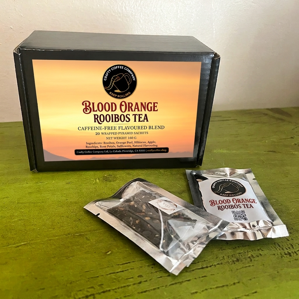 Blood Orange Rooibos Tea - 20-Count Pyramid Sachets (Early Adopter Plan)