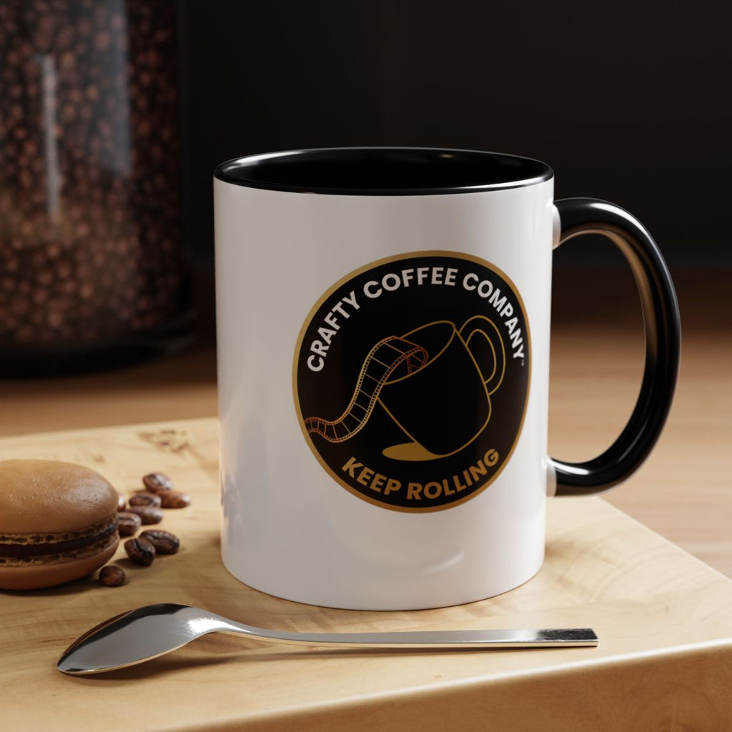 Crafty Coffee Company Accent Coffee Mug, 11oz